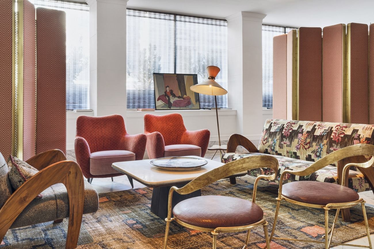 Vintage Turkish Sivas Rugs Boutique Hotel Design